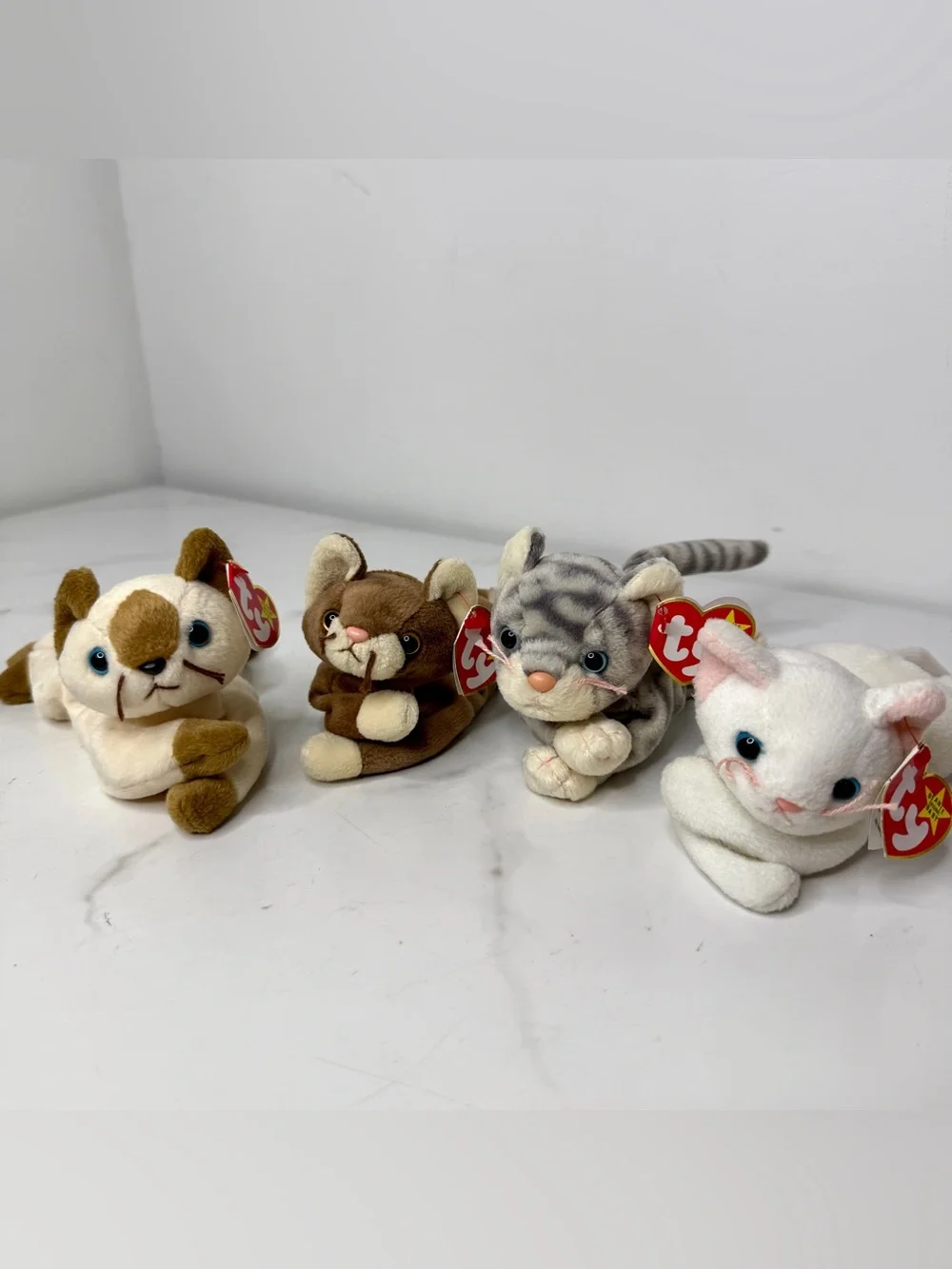 TY Beanie Babies Cat Plush Set